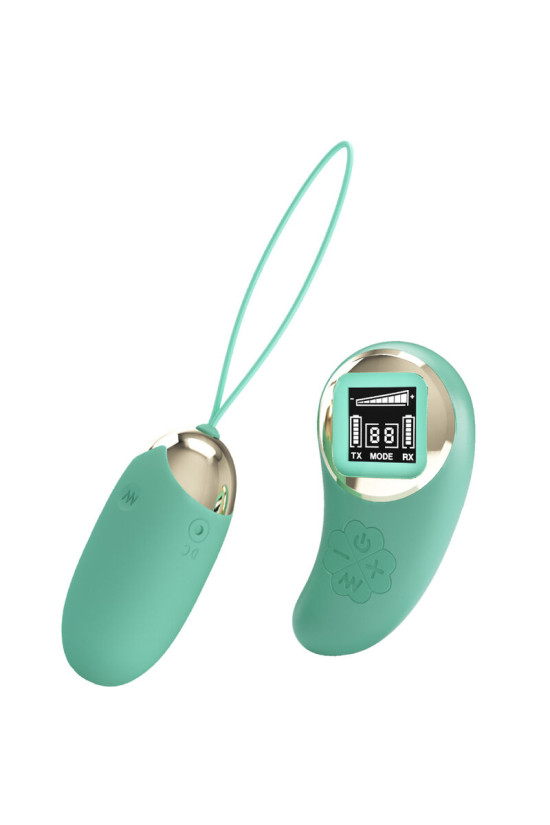 PRETTY LOVE - MINIERA DI UOVO VIBRANTE CON TELECOMANDO VERDE