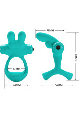 PRETTY LOVE - ANELLO VIBRATORE CONIGLIO VERDE DANTE