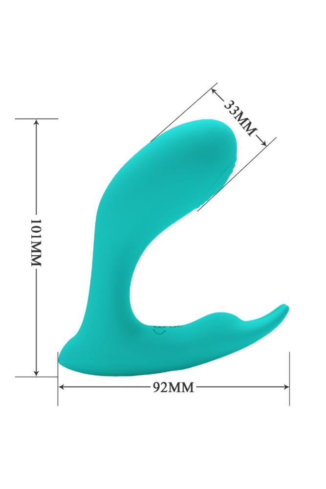 PRETTY LOVE - TELECOMANDO IDABELLE VIBRAZIONE E PULSAZIONE BLU