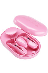 PRETTY LOVE - SCATOLA A SORPRESA PINZETTE PER ELETTROSTIMOLAZIONE ROSA