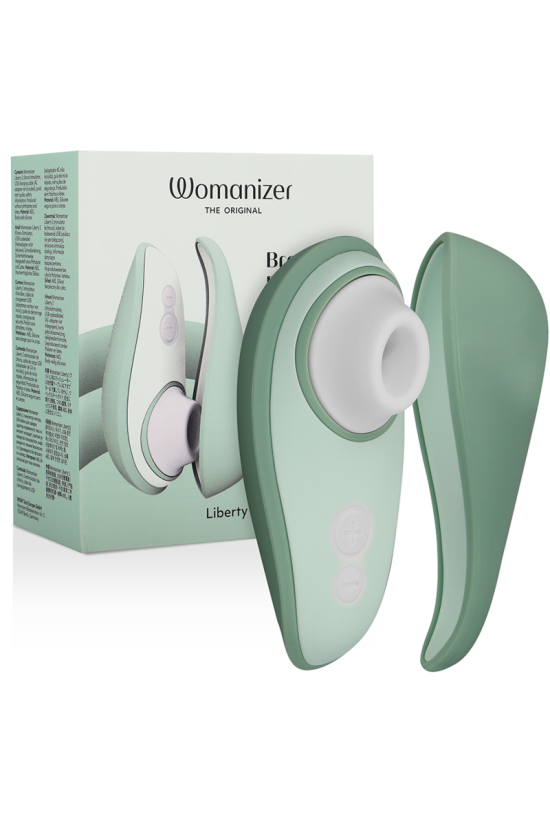 WOMANIZER - LIBERTY 2 STIMOLATORE CLITORIDEO E ASPIRAZIONE VERDE CHIARO