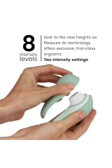 WOMANIZER - LIBERTY 2 STIMOLATORE CLITORIDEO E ASPIRAZIONE VERDE CHIARO