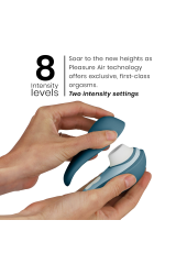 WOMANIZER - LIBERTY 2 STIMOLATORE CLITORIDEO E ASPIRAZIONE BLU