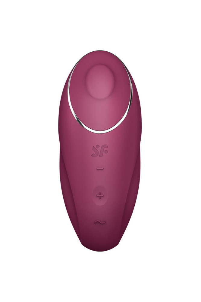 SATISFYER - TAP & CLIMAX 1 VIBRATORE LAY-ON ROSSO