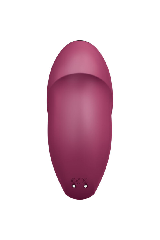 SATISFYER - TAP & CLIMAX 1 VIBRATORE LAY-ON ROSSO