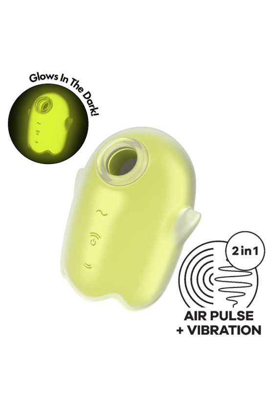 SATISFYER - GHOST AIR PULSE & VIBRATORE GIALLO