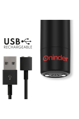 ONINDER - BERLIN VIBRATORE BULLET NERO 9 MODALITÀ 8