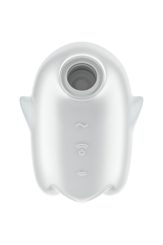 SATISFYER - GHOST AIR PULSE & VIBRATORE BIANCO