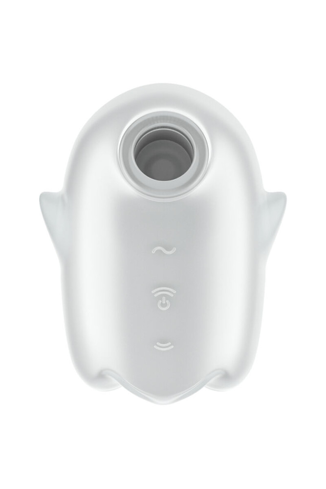 SATISFYER - GHOST AIR PULSE & VIBRATORE BIANCO