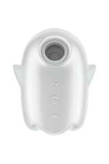 SATISFYER - GHOST AIR PULSE & VIBRATORE BIANCO