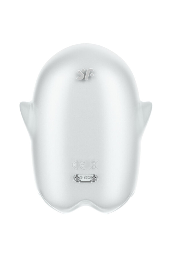 SATISFYER - GHOST AIR PULSE & VIBRATORE BIANCO