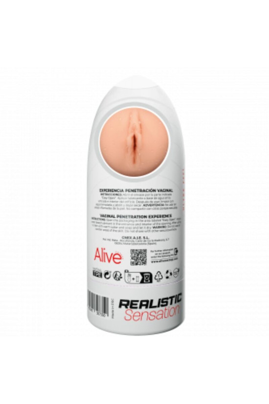 ALIVE - MASTURBADOR MASCHIO FLEX TAGLIA VAGINALE M