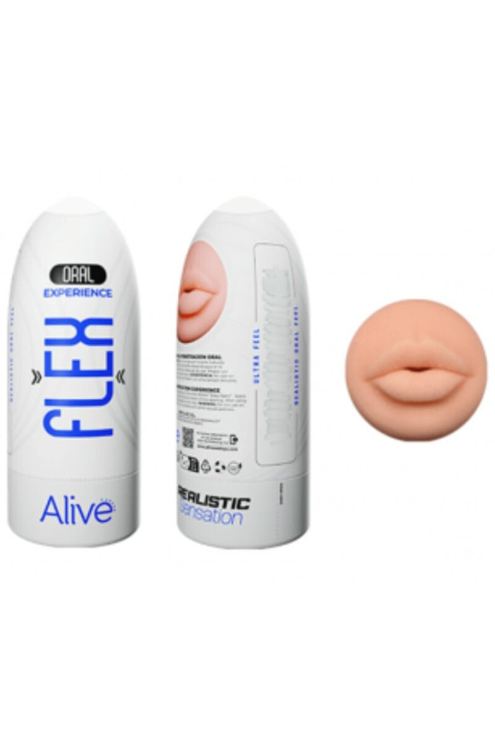 ALIVE - MASTURBADOR MASCHIO FLEX ORALE TAGLIA M