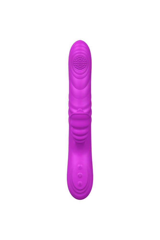 ARMONY - VIBRATORE MULTIFUNZIONE ANGELIA CON EFFETTO CALORE STIMOLANTE LINGUA VIOLA