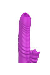 ARMONY - ANGELIA VIBRATORE MULTIFUNZIONE DOPPIA LINGUA VIOLA EFFETTO CALORE