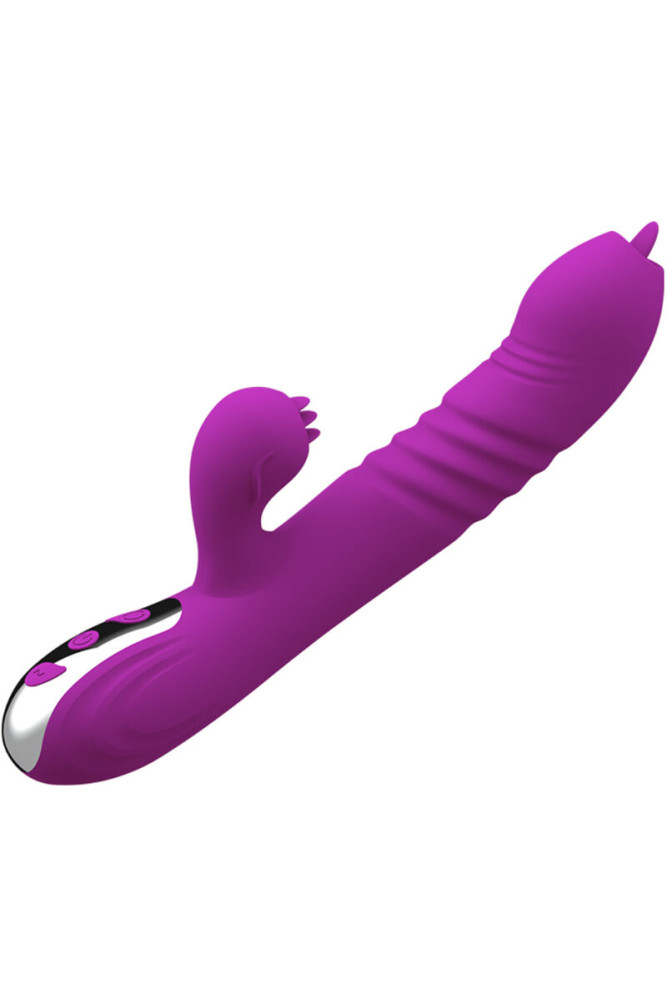 ARMONY - FAIRY VIBRATORE MULTIFUNZIONE DOPPIA LINGUA VIOLA EFFETTO CALORE