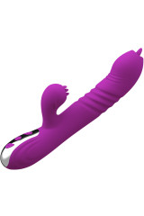 ARMONY - FAIRY VIBRATORE MULTIFUNZIONE DOPPIA LINGUA VIOLA EFFETTO CALORE