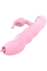 ARMONY - VIBRATORE MARCIA E SPINTA DOPPIA LINGUA EFFETTO CALORE ROSA