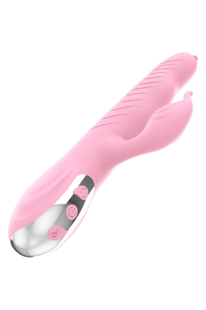 ARMONY - VIBRATORE MARCIA E SPINTA DOPPIA LINGUA EFFETTO CALORE ROSA