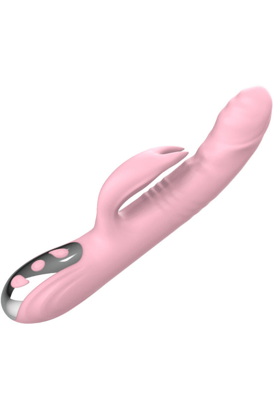 ARMONY - VIBRATORE COMPLETAMENTE FINGER RABBIT ROSA EFFETTO CALORE