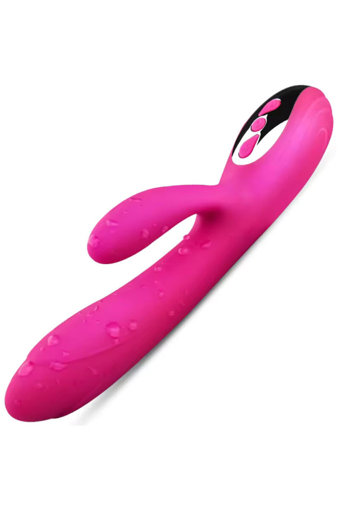 ARMONY - VIBRATORE E STIMOLATORE FLESSIBILE CON EFFETTO CALORE FUCSIA