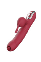 ARMONY - VIBRATORE E SUCCHIATORE CON LINGUA STIMOLANTE BORDEAUX
