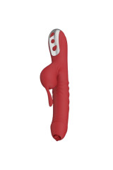 ARMONY - VIBRATORE E SUCCHIATORE CON LINGUA STIMOLANTE BORDEAUX