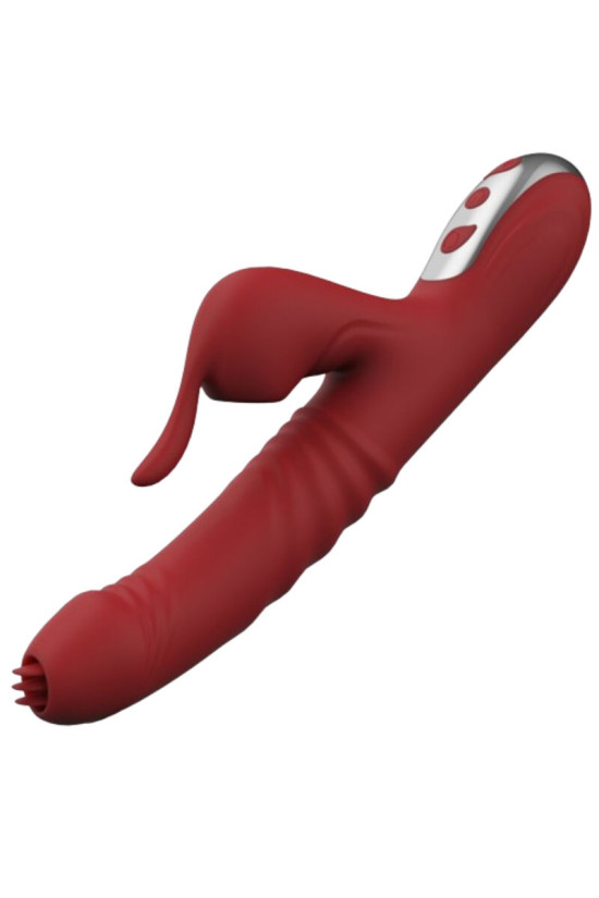 ARMONY - VIBRATORE E SUCCHIATORE CON LINGUA STIMOLANTE BORDEAUX