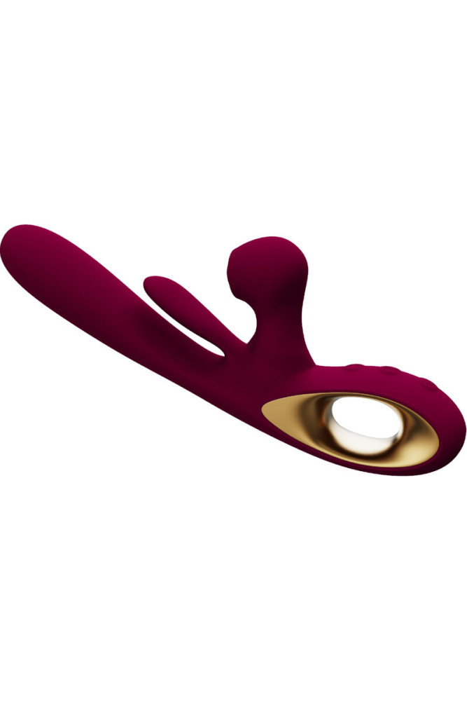 ARMONY - VIBRATORE IMPACT SWING E DOPPIO STIMOLATORE MODELLO 1 BORDEAUX