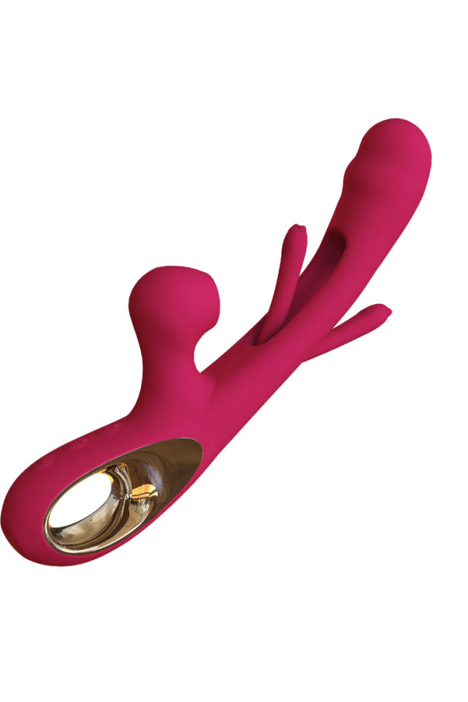 ARMONY - VIBRATORE IMPACT SWING E DOPPIO STIMOLATORE MODELLO 2 BORDEAUX