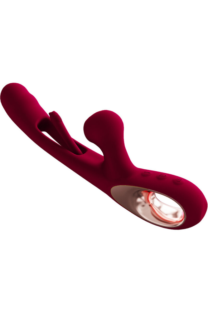 ARMONY - VIBRATORE IMPACT SWING E DOPPIO STIMOLATORE MODELLO 2 BORDEAUX