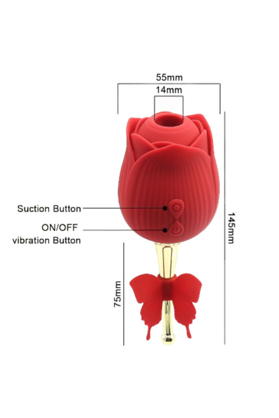 ARMONY - FARFALLA FIORE ASPIRAZIONE ROSSO