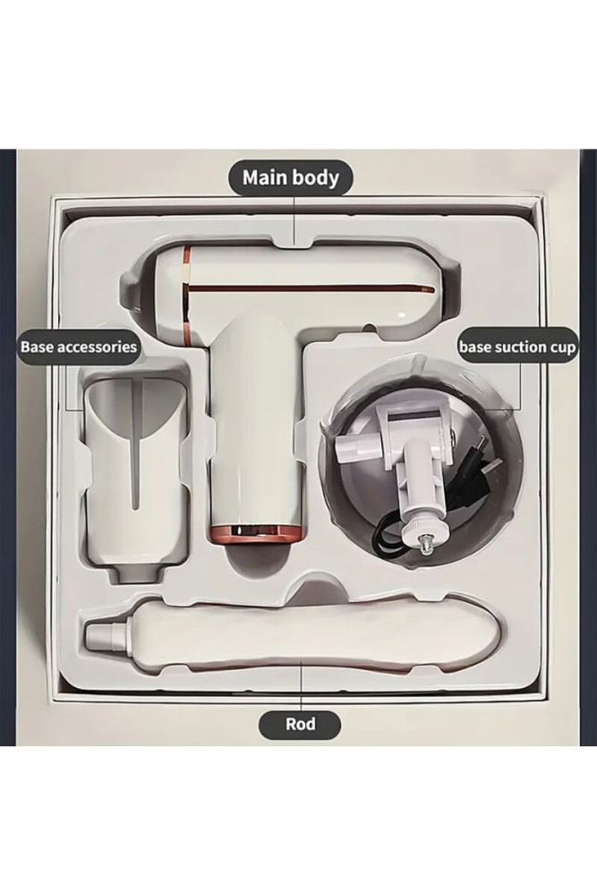 ARMONY - VIBRATORE FKING MACHINE REGOLABILE E AUTOMATICO BIANCO