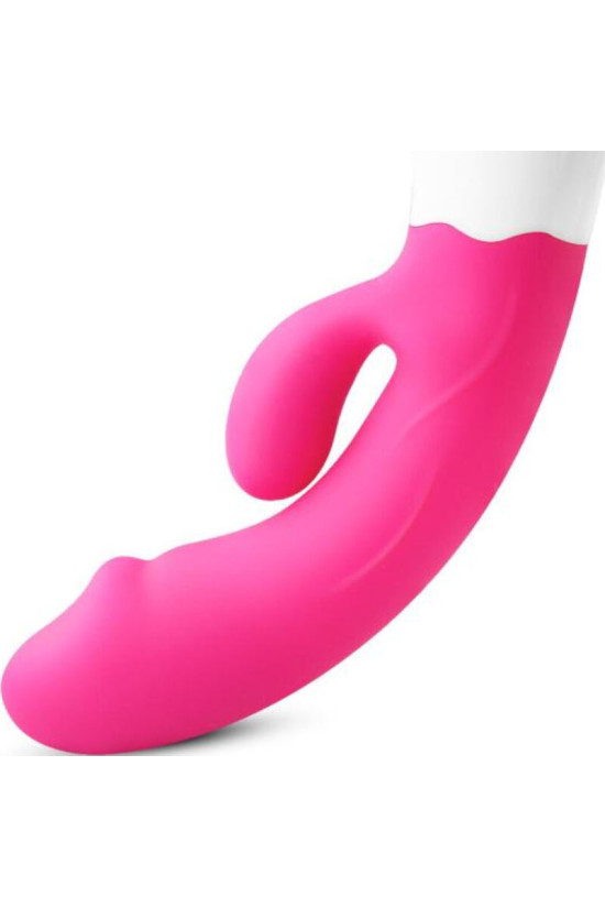 ARMONY - VIBRATORE HAPPY E STIMOLATORE FUCSIA RICARICABILE