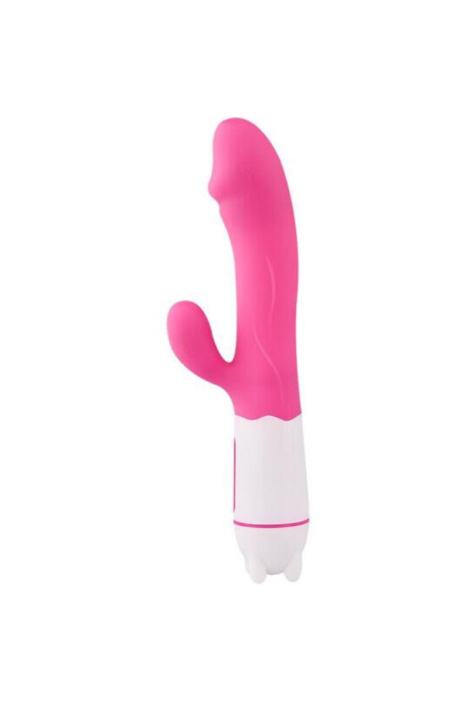 ARMONY - VIBRATORE HAPPY E STIMOLATORE FUCSIA RICARICABILE