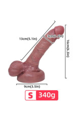 ARMONY - DILDO REALISTICO IN SILICONE LIQUIDO 13 CM