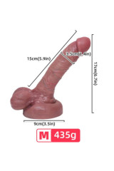 ARMONY - DILDO REALISTICO IN SILICONE LIQUIDO 15 CM