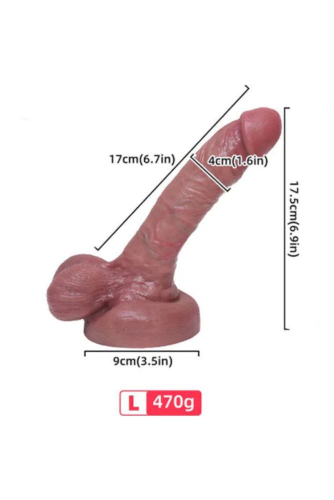 ARMONY - DILDO REALISTICO IN SILICONE LIQUIDO 17 CM