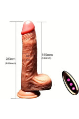 ARMONY - VIBRATORE DILDO REALISTICO TELECOMANDO 22.5 CM