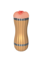 ARMONY - BEVIS DOPPIO MASTURBATORE VAGINA E BOCCA SENZA VIBRAZIONE ORO