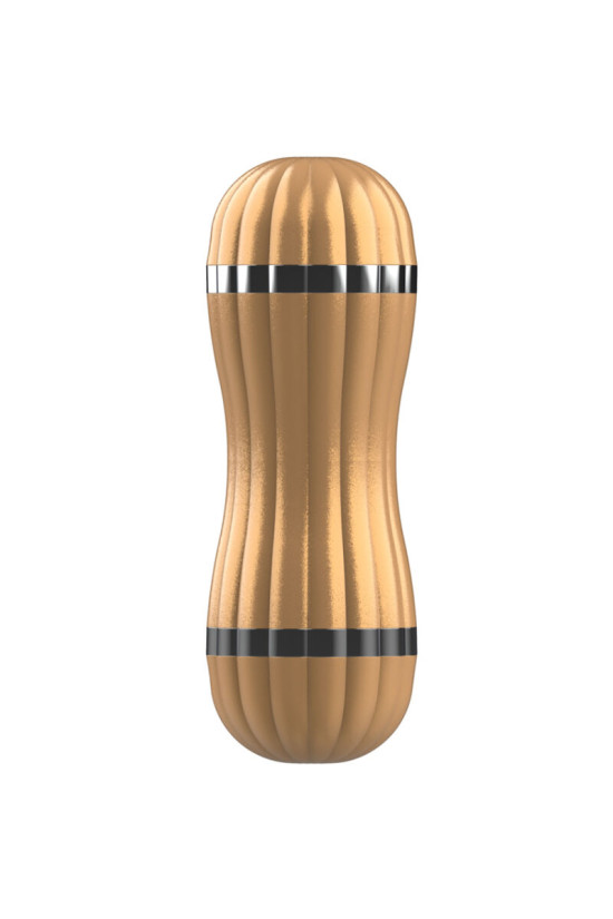 ARMONY - BEVIS DOPPIO MASTURBATORE VAGINA E BOCCA SENZA VIBRAZIONE ORO