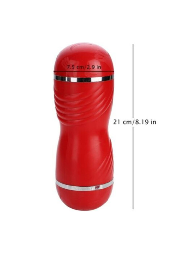 ARMONY - MASTURBATORE ROSSO DOPPIA VAGINA E BOCCA