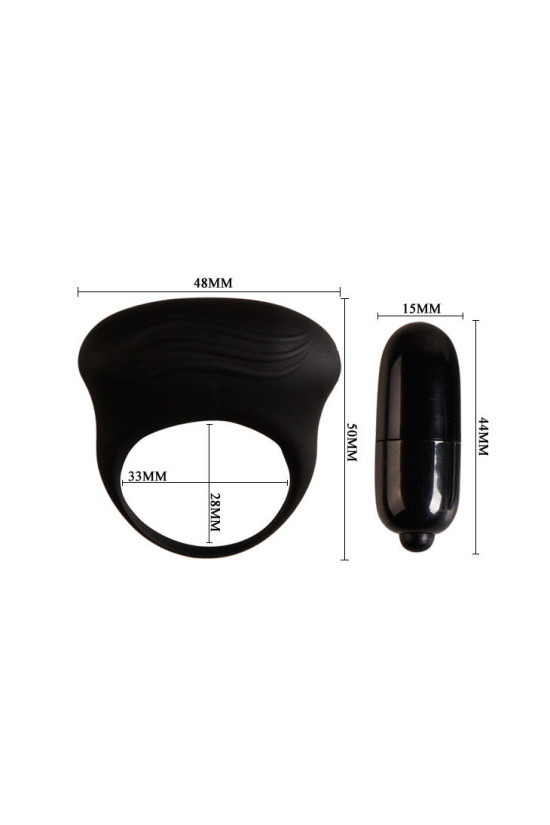 PRETTY LOVE - BERTRAM ANELLO VIBRATORE NERO