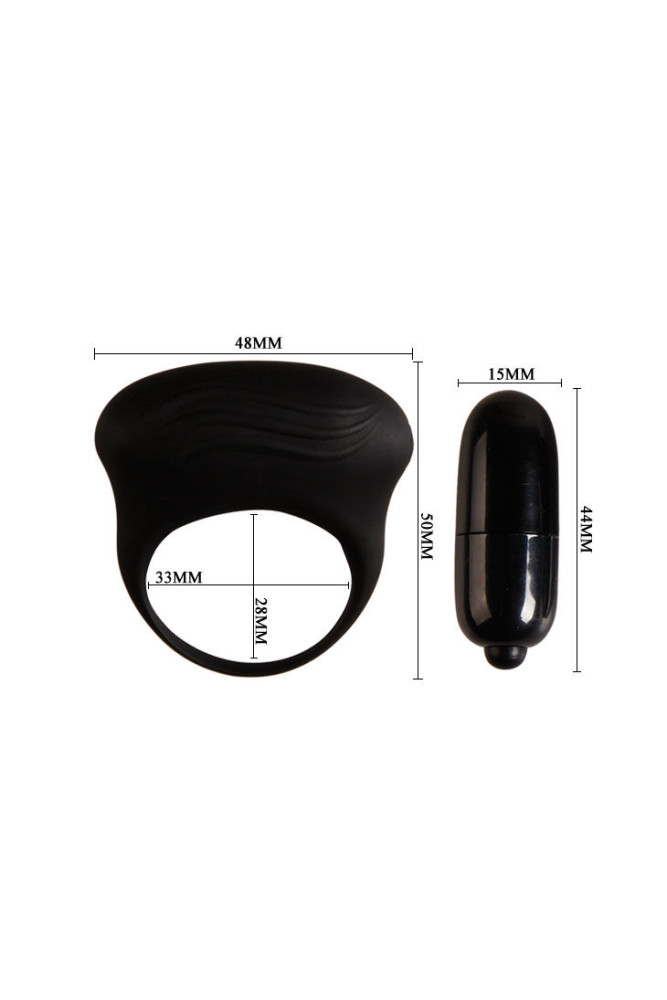 PRETTY LOVE - BERTRAM ANELLO VIBRATORE NERO