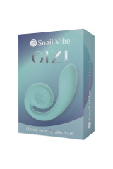 SNAIL VIBE - GIZI DUAL STIMOLATORE TURCHESE