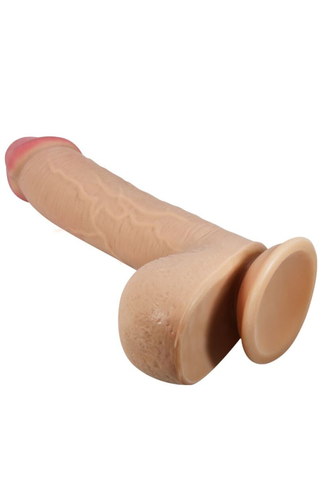 PRETTY LOVE - DILDO REALISTICO SERIE SLIDING SKIN CON VENTOSA SCORREVOLE DELLA PELLE FLESH 23