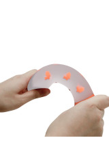 PRETTY LOVE - DILDO MAGICO NIGHTFALL SENZA VIBRAZIONI ARANCIO LUMINOSO