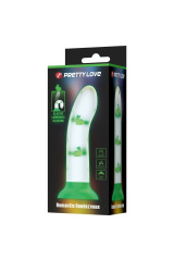PRETTY LOVE - DILDO MAGICO NIGHTFALL SENZA VIBRAZIONI VERDE LUMINOSO