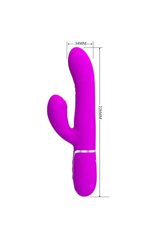 PRETTY LOVE - VIBRATORE MULTIFUNZIONE G-SPOT FUCSIA
