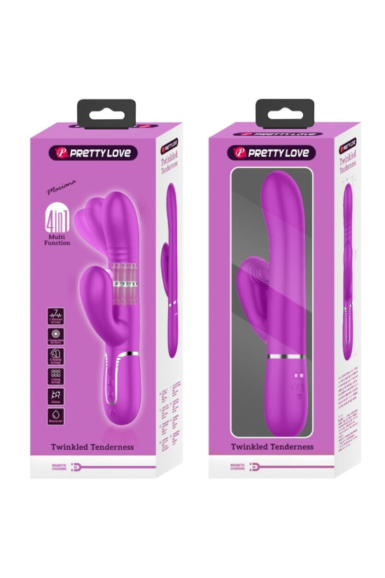 PRETTY LOVE - VIBRATORE MULTIFUNZIONE G-SPOT FUCSIA